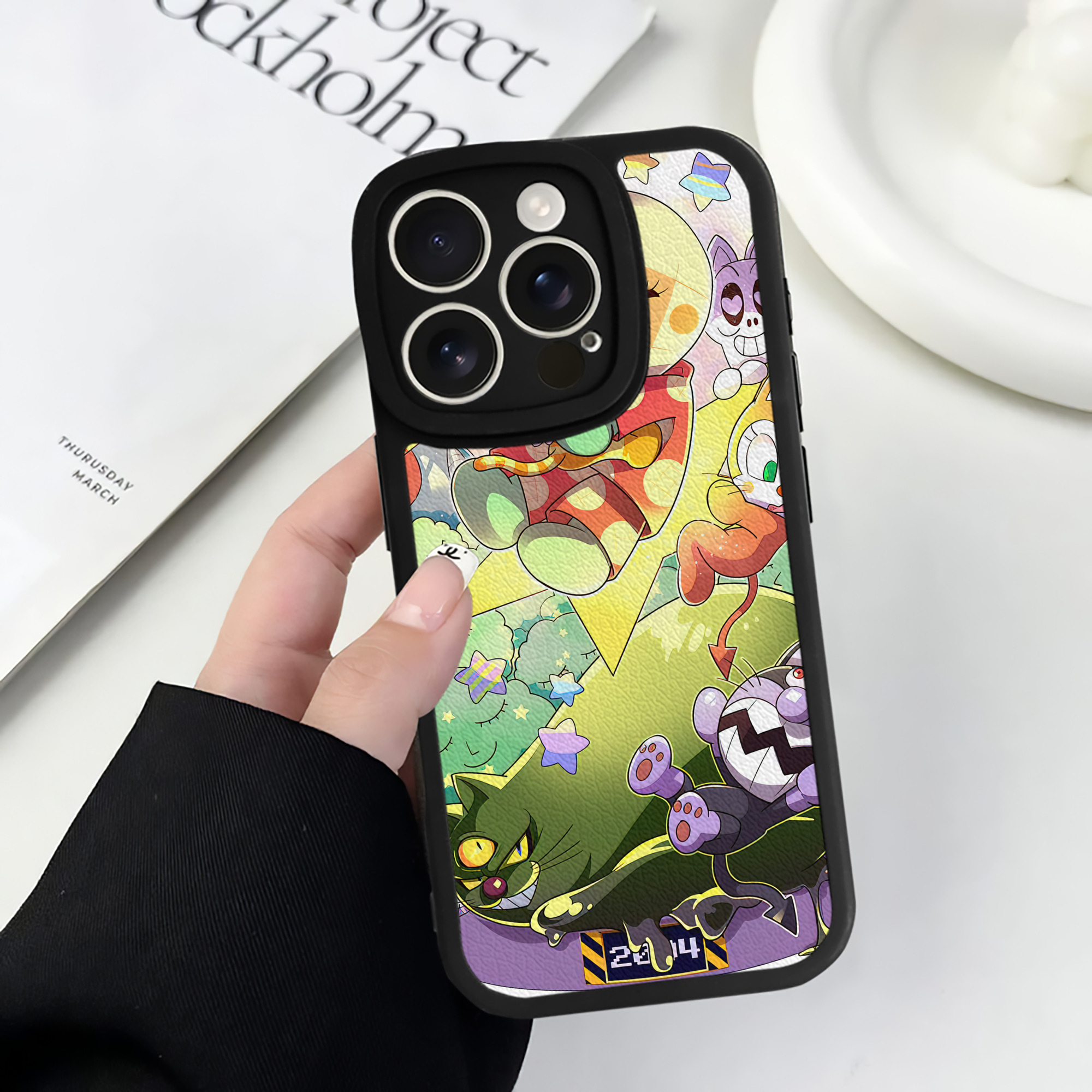 （画像用） アンパンマン Anpanman 【iPhone 16シリーズ対応】シリコンスマホケース（レザー調） 材質：シリコン